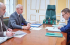 Алексей Текслер провел рабочую встречу с министром спорта Российской Федерации Олегом Матыциным