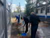 Полицейские провели субботник по благоустройству территории отдела