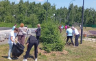 19 июня в сквере «Тропа Здоровья» прошёл субботник